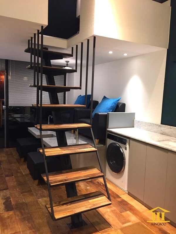 분당 네일샵 철계단 제작